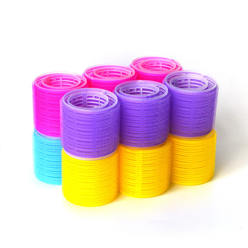 Haarrollers Self Grip Hook Haarkrulspelden Heatless Hair Roller Salon Hair Dressing Krulspelden Jumbo Size Sticky Hair Styling Tools