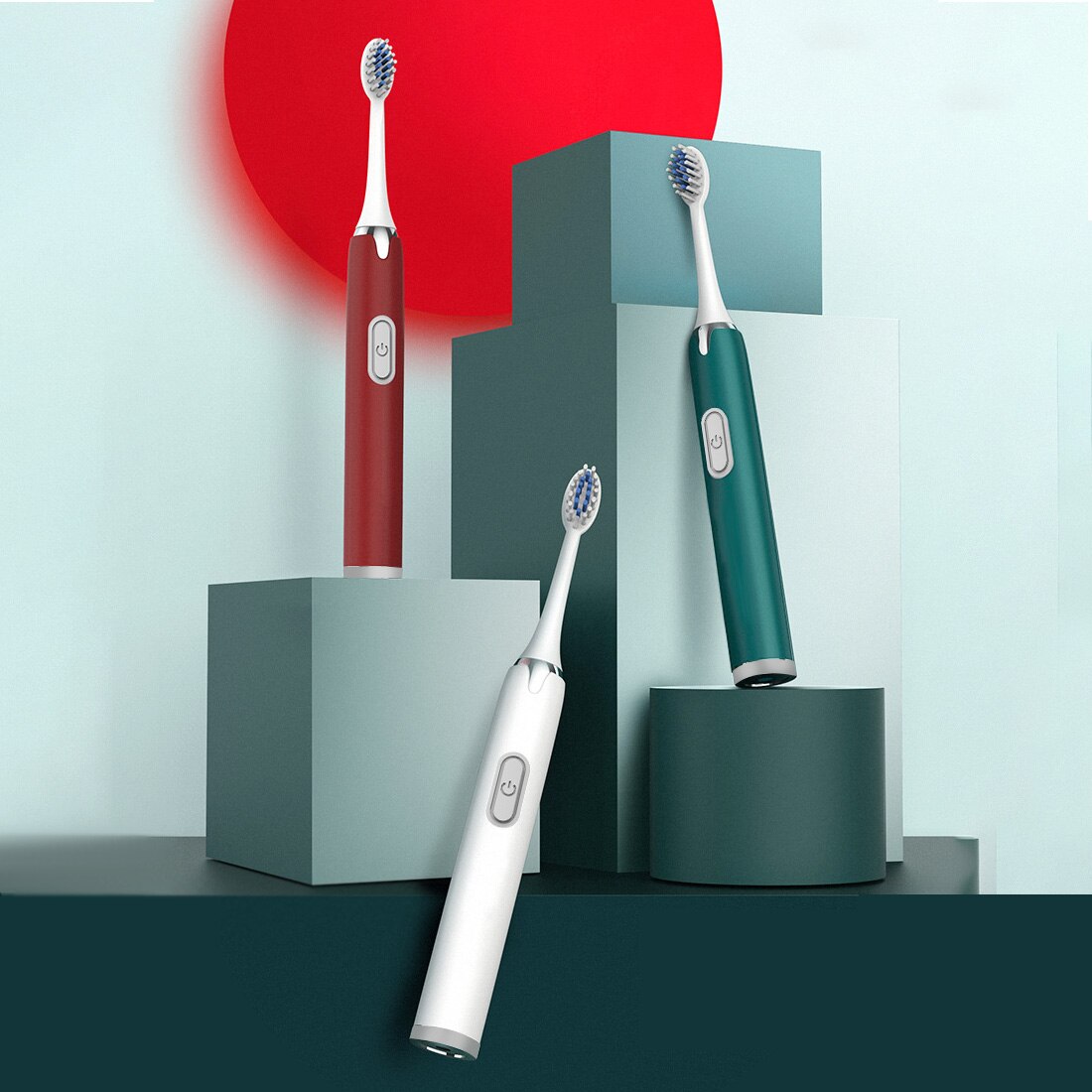 Electric Toothbrush Ultrasonic Sonic Teeth Brush Deep Cleaning Ultrasonic Automatic smart toothbrush rechargeable waterproof
