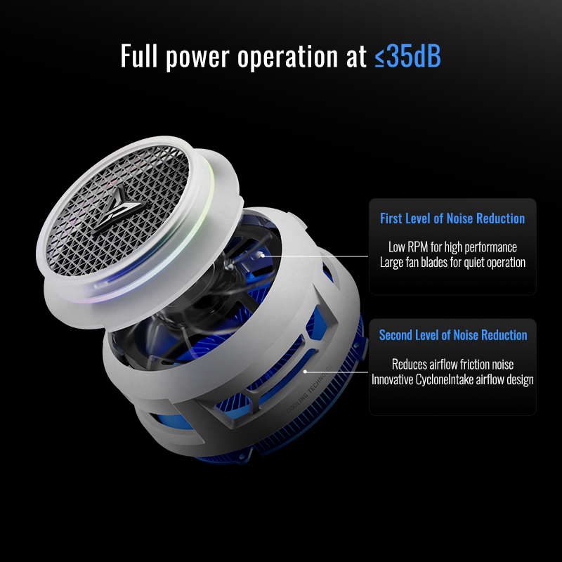 Flydigi B8X Cellphone Cooler Frequency Conversion Super Heat Dissipation Magnetic Radiator RGB Light For Iphone Ipad Android