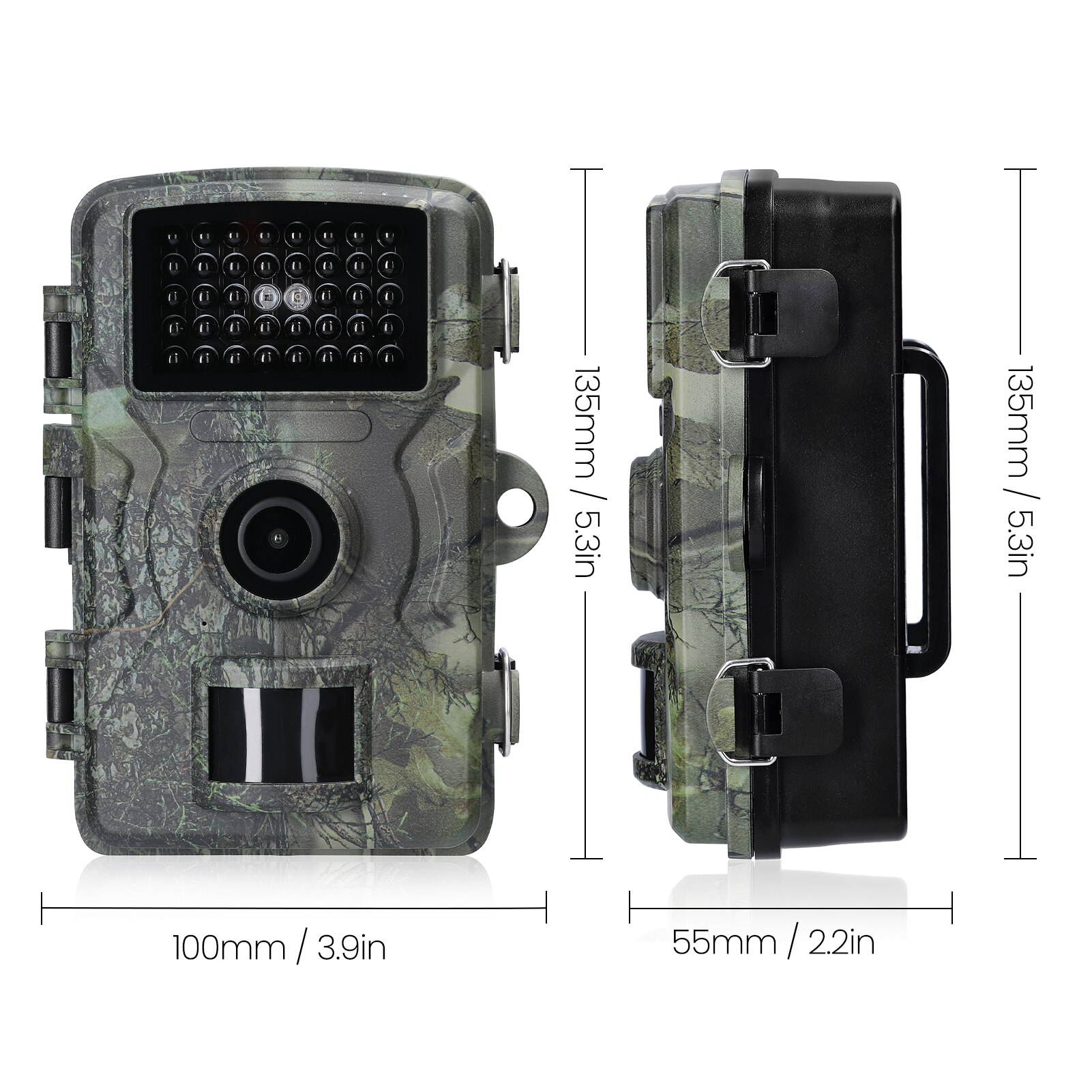 16MP 1080P Outdoor Camera Field Detection Infrared Camera 2.0 Inch TFT Color Display Day Night Use Hunts Night-Visions Camera