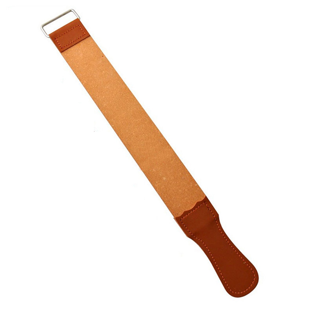 Scherpen Strop Professionele Messenslijper Kapper Leer Strop Scheermes Fold Mes Lederen Scheren Strop Riem Op Verkoop