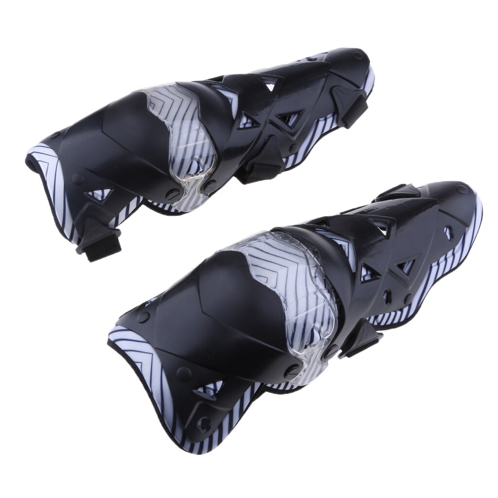 Pair Adults ATV Motorcycle Motocross Knee Shin Leg Guard Pad Protector