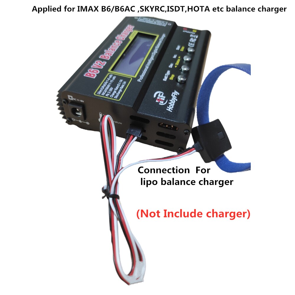 Lipo battey Temperature Sensor Probe Checker Cable with Temperature Sensing for iMAX B6 B6AC Battery Charger Temperature Control