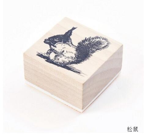 Sellos de sello de goma para álbum de fotos, sellos de madera para decoración de álbum de recortes, DIY, planta en el bosque, 1 ud.: 9