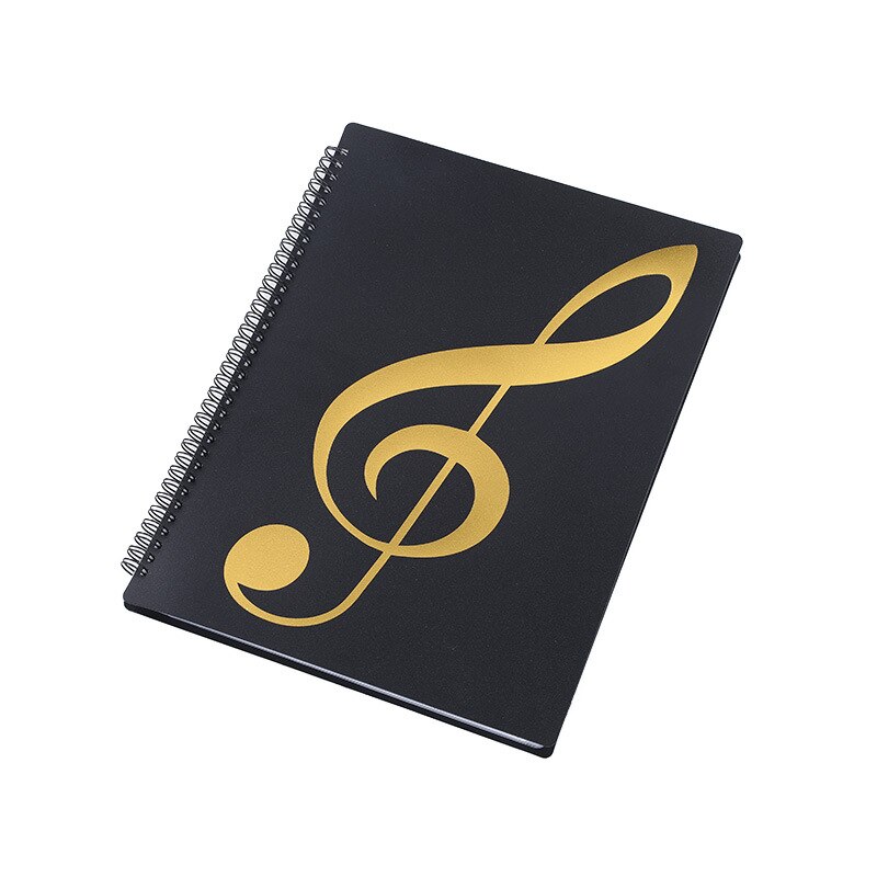 40/60 Pages Multi-layer Music Score Coil Folder Practice Piano Paper Sheets Document Storage Organizer