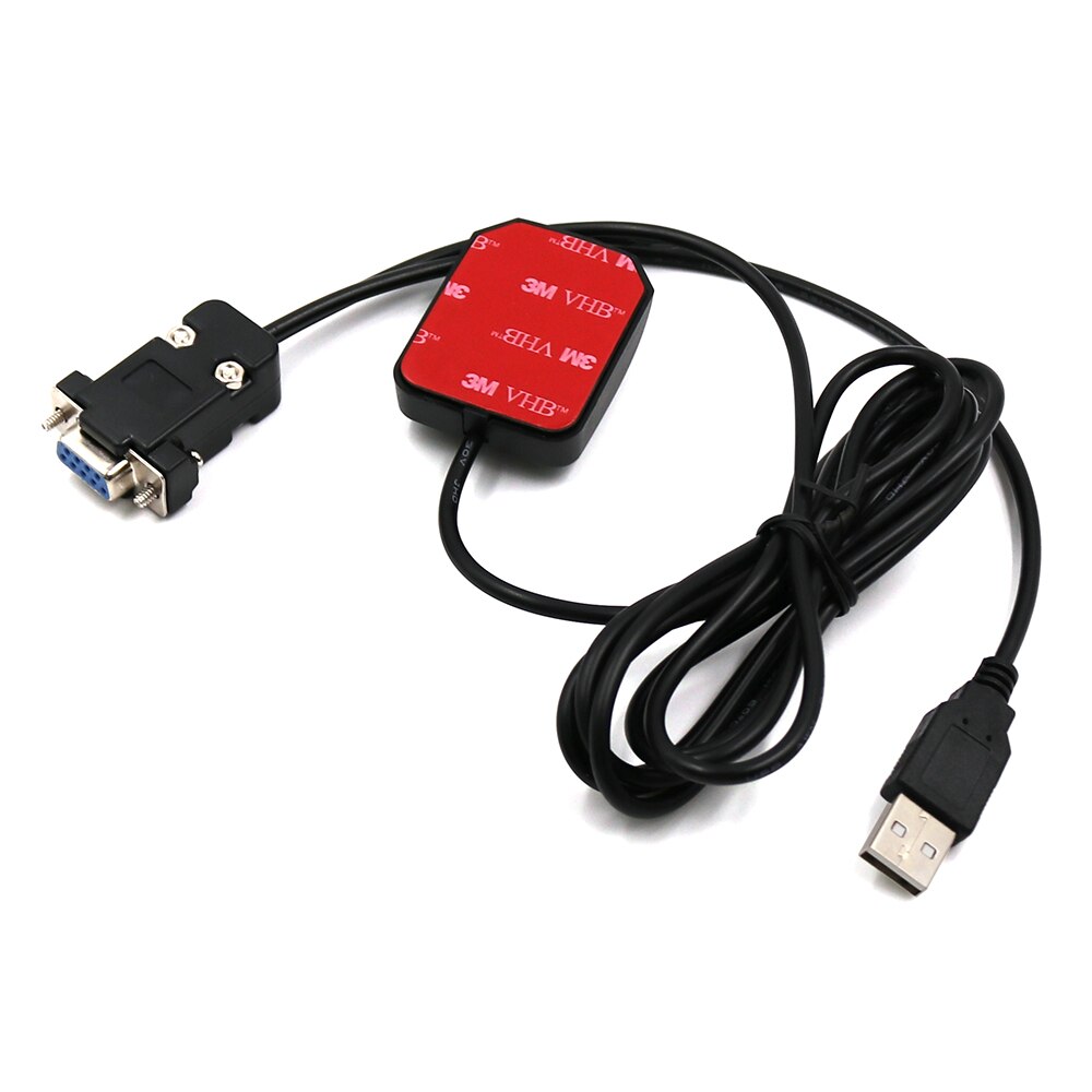 DB9 female + USB male connector RS-232 GNSS receiver Dual GPS+GLONASS receiver, 9600,NMEA,4M FLASH,BN-81DU