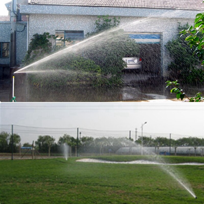 1/2 " hangevind 180 ° roterende dyse langdistancesprøjte græsplænevandingssprinklere havelandbrugsvandingssprøjter