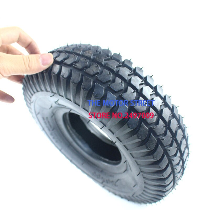 260x85 tire and inner tube 3.00-4 (10"x3", 260*85) Knobby Scooter, ATV and Go Kart Tire and Tube motor tire good