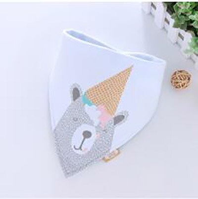 Baby Slabbertjes - Katoen Bandana Spuugdoekjes - Cartoon Print - Unisex Voedingsservet: Wat 053e