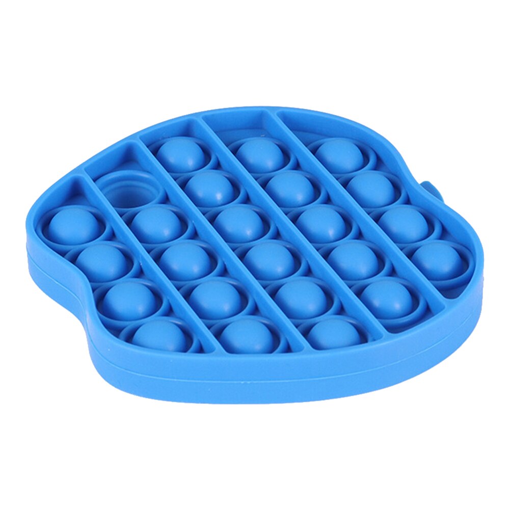 Push Pop Bubble Fidget Sensory Toy Autism Special Needs Pops Fidget Squeeze Funny Anti-stress Stress Reliever Toys: Blue