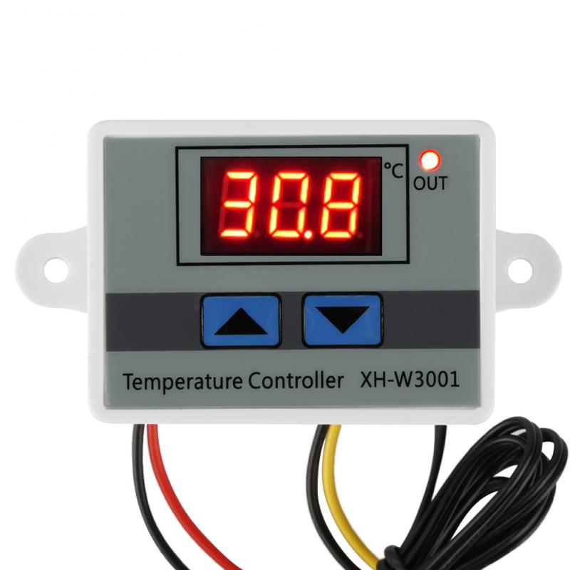 XH-W3001 cyfrowy regulator temperatury termostat mikrokomputerowy przełącznik termometr robić inkubatora termostat czujnik NTC