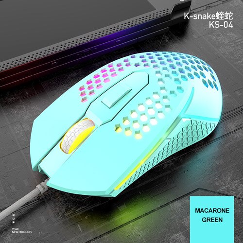 USB Ergonomic Wired Gaming Mouse LED 3200 DPI Computer Mouse Gamer RGB X8 Wired Mouse For PC Laptop: Blue
