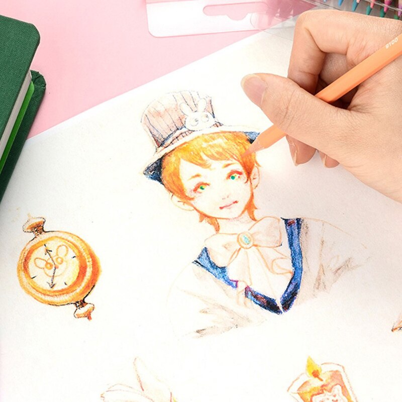 Pastel Kleuren Potloden 12 Stk/set Zachte Trendy Niet Giftig Kleur Potlood Voor School Kid