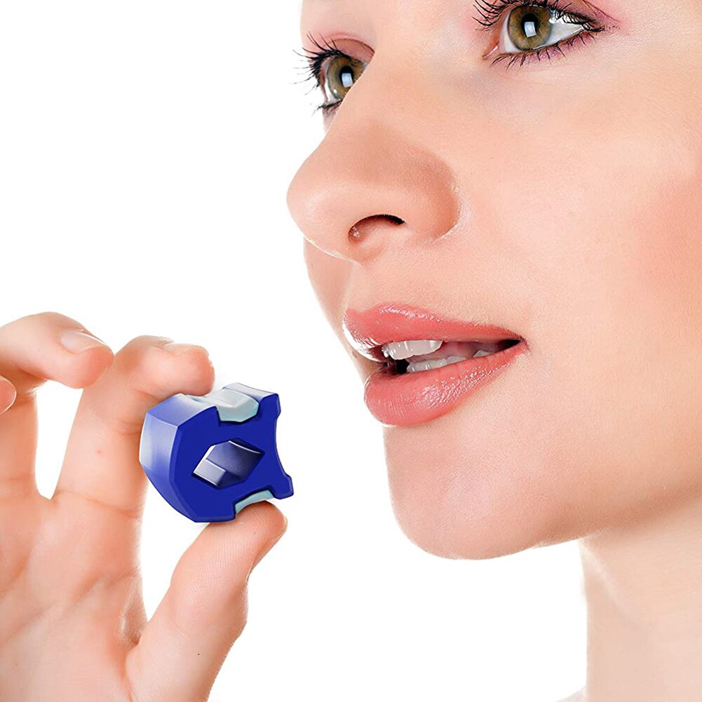 Silica Gel Jaw Line Exercise Ball Neck Face Toning Jaw Muscle Fitness Ball Double Chin Face Slimming Ball