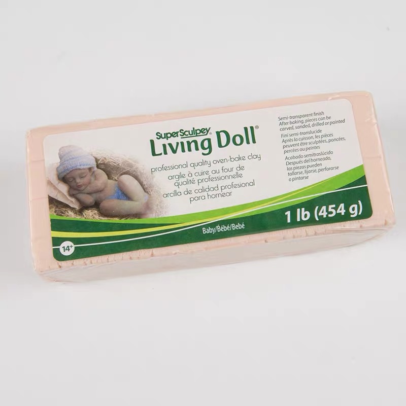 1 PC. 1LB/454g 0.5LB/227g Sculpey Living Doll Klei Baby Pop Speciale Huidskleur Premo Professionele Zachte keramiek Sculptuur
