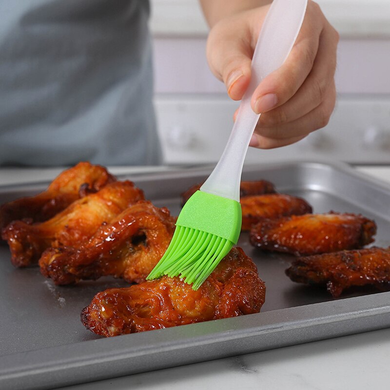 Cake Baking Brush Home DIY Silicone Tools Eco-friendly Bread Oil Cream Cooking Basting Brush Silicon Kitchen Cake Brush BBQ Tool