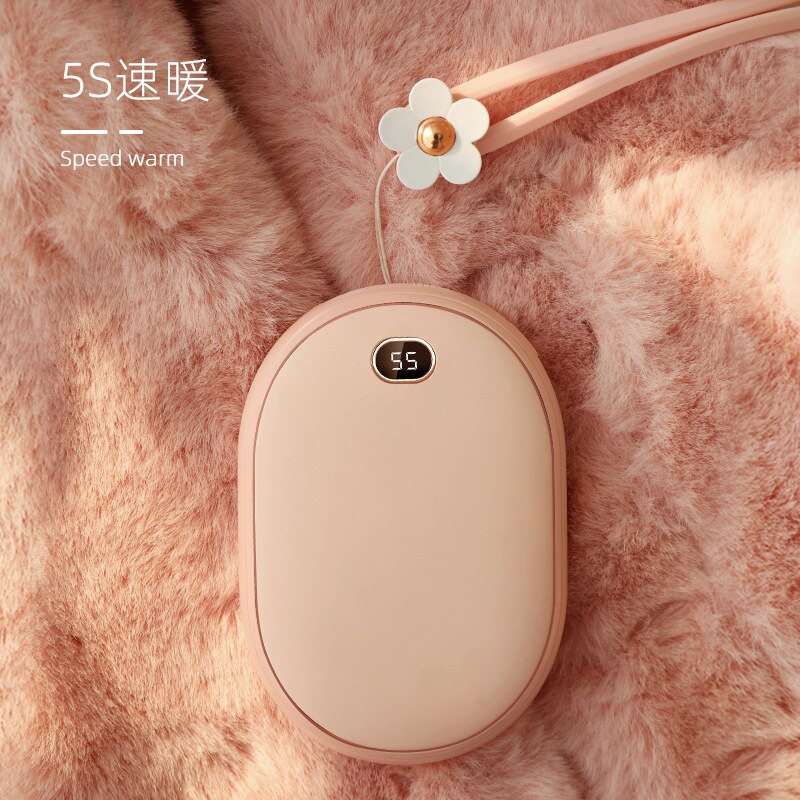 2 in 1 Cartoon USB Stove Hand Warmers 10000 Mah battery portable Hand-Warmer Power-Bank Quick-Heating Mini Rechargeable 45-55C