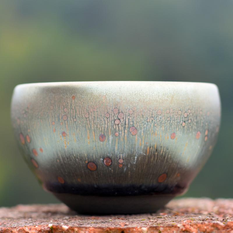 120ml kinesisk te kopp lilla sand porselen tekopp sett tekanne drinkware keramisk kina kung fu te sett keramisk kopp kinesisk