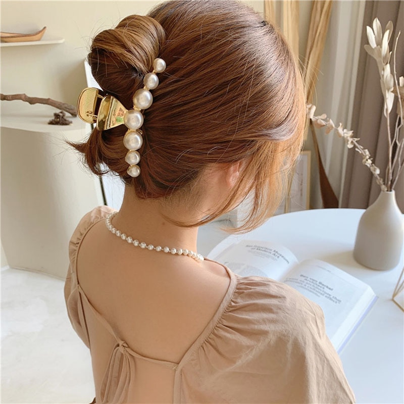 Haar Clip Haarspeldjes Terug Hoofd Vrouwelijke Grote Haar Jaw Clip Shark Clip Koreaanse Graceful Clip Hairware Haarspeld