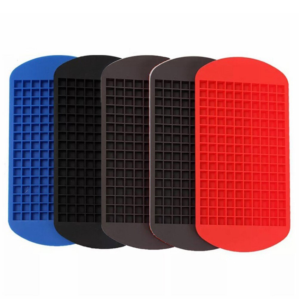 160 Grid Mini Square Ice Square Tray Manufacturer Food Grade Silicone Ice Mold Puddings Makers Chocolate Cake DIY Baking Tools