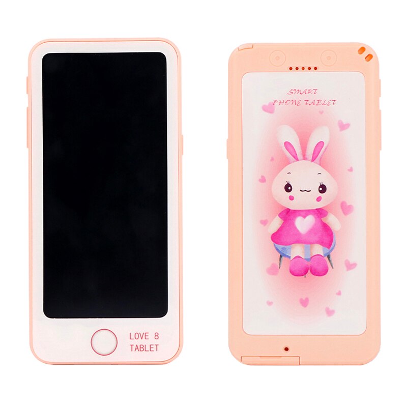 6 Inch LCD Writing Tablet Drawing Electronic Writing Pads For Kids & Adults Office Blackboard Early learning for children: PInk