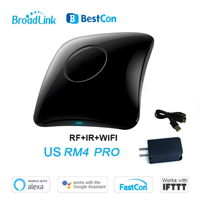 Broadlink Bestcon RM4 Pro/Rm4C Mini Wifi Ir Rf Universele Smart Afstandsbediening Werk Met Alexa Google Thuis Voor domotica