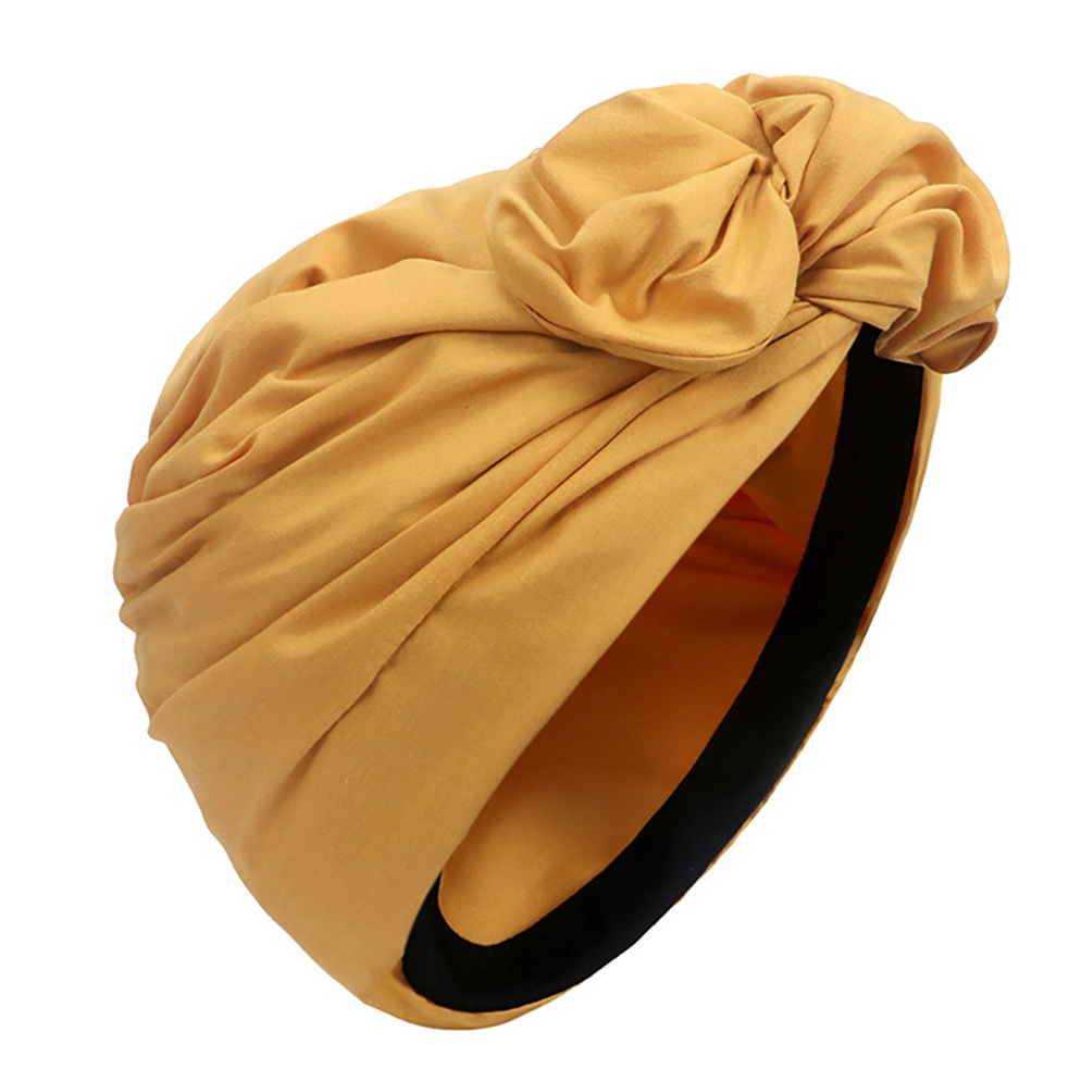 Pañuelo musulmán para mujer, diadema de algodón, envolturas para la cabeza africanas, turbante Retro para gorros de mujer, gorros, tocado musulmán