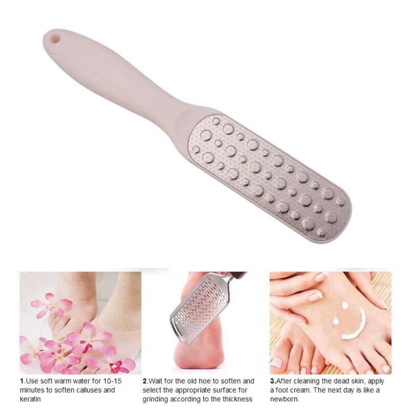 Double Sided Foot Brush Scrubber Feet Massage Bath Scrub Brushes Exfoliating Spa Shower Remove Dead Skin Brush #