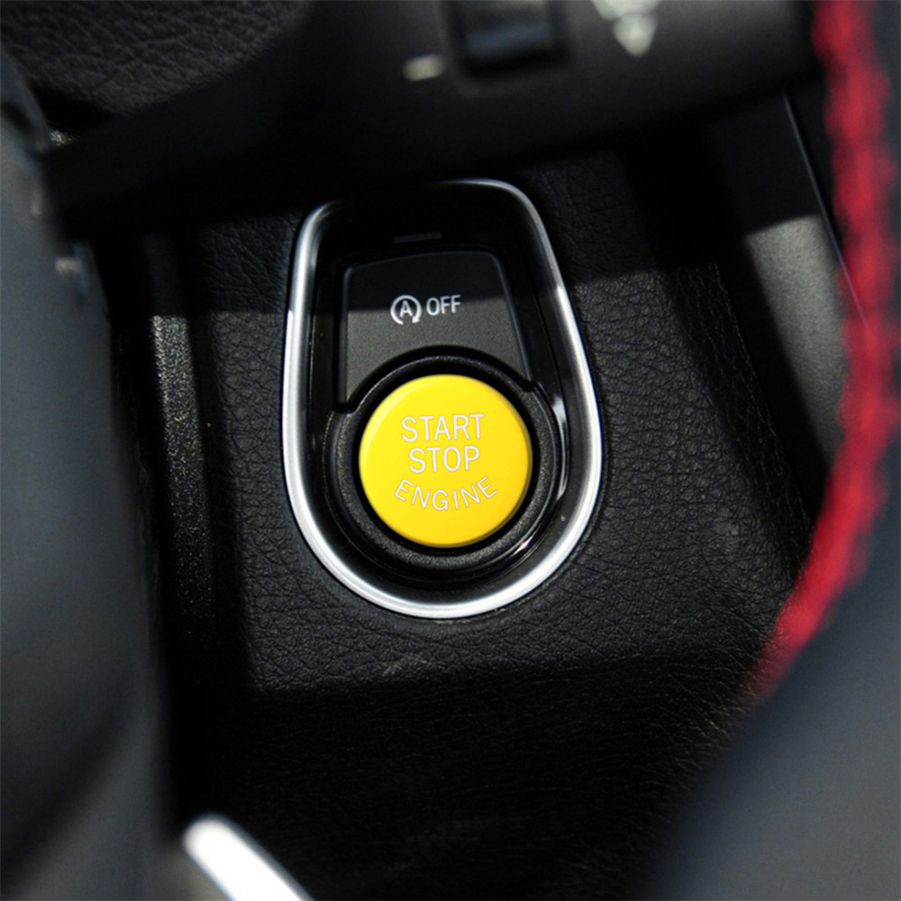 Three Types Yellow One-key Start Button for E Chassis ,G /F Chassis with Start / Stop ,F Chassis Without Start / Stop