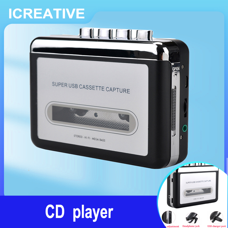 Cassette Speler Cassette Te MP3 Converter Tape Cassette Op Tape Naar Pc Laptop Via Usb Capture Audio Music Player Converteren