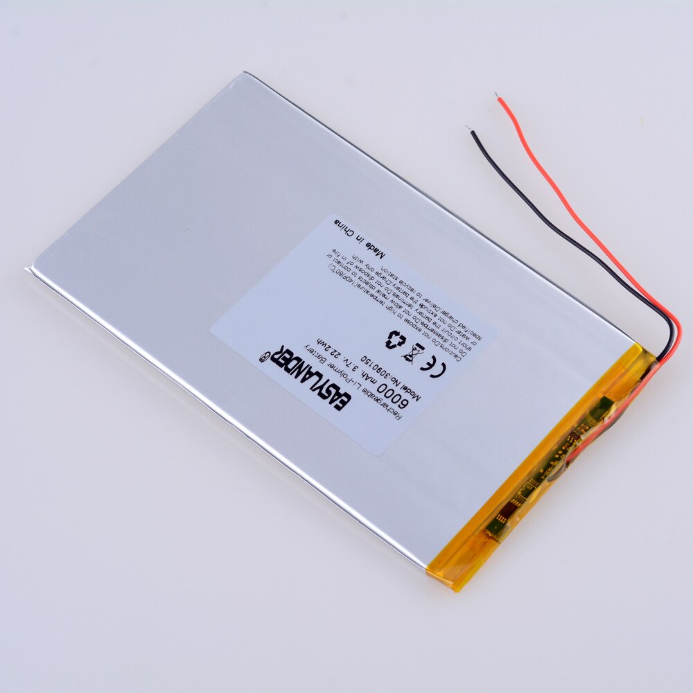 3090150 Tablet battery capacity 3.7V 5500mA Universal Li-ion battery for tablet pc 8 inch 9inch