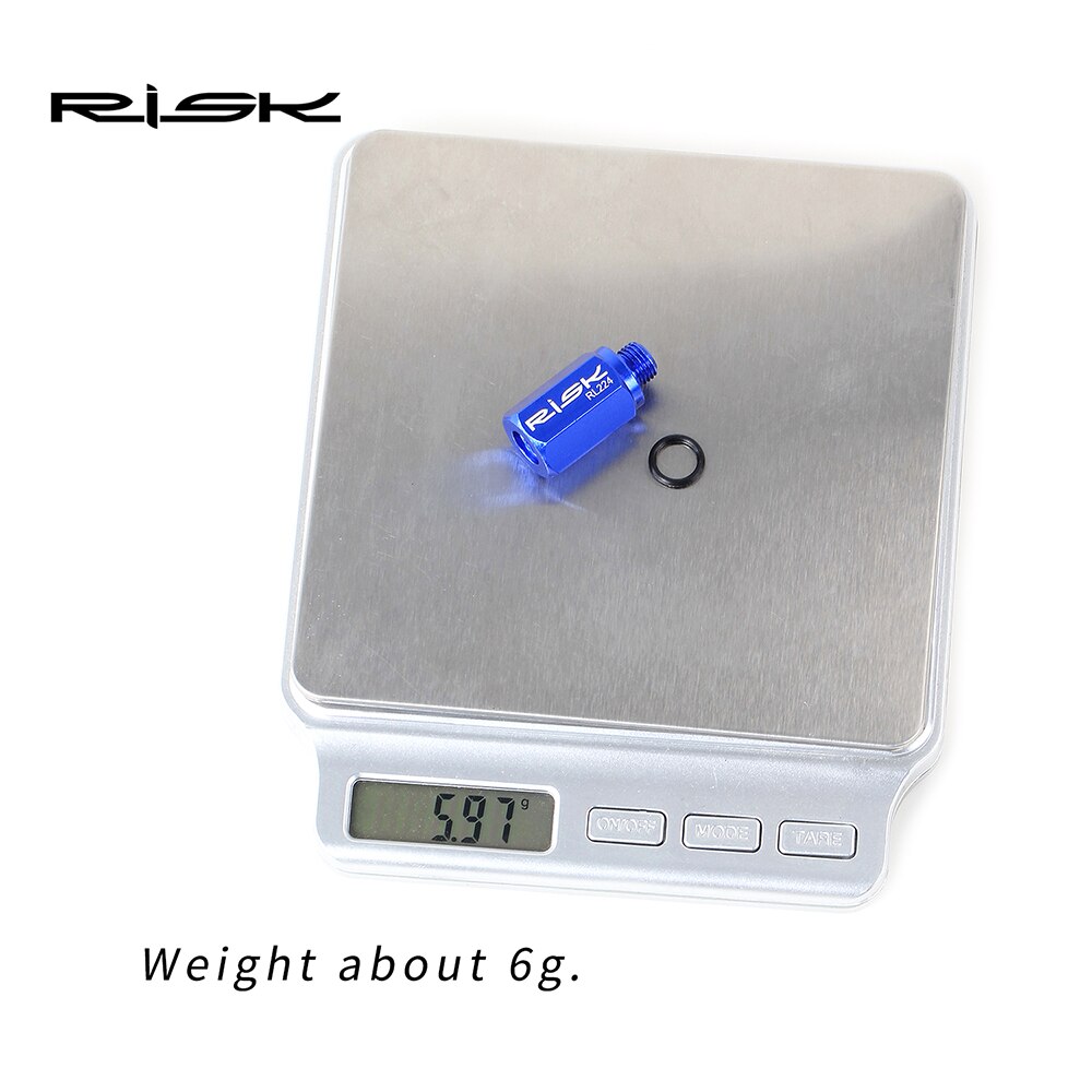 RISK RL224 MTB Convert To Road Hydraulic Disc Brake Bicycle Bike Bleed Funnel Adapter and O Ring Converter