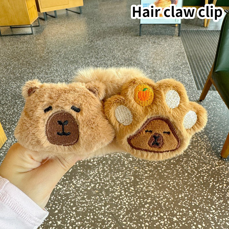 Cute Cartoon Capybara Headband para mulheres e meninas, doce versátil Hairbands, requintado Hairbands, acessórios engraçados do cabelo, presentes de aniversário