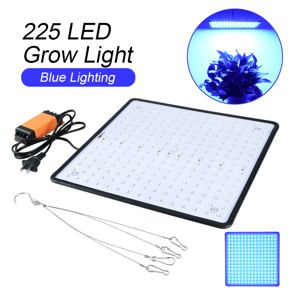 Led crescer painel de luz espectro completo com ir & uv planta crescente lâmpadas para plantas de interior hidropônico estufa: blue light US