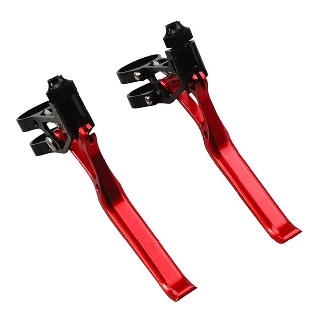 Bike Handle Bicycle brake lever Hand V Break Lever Folding Bike Road bike: Red