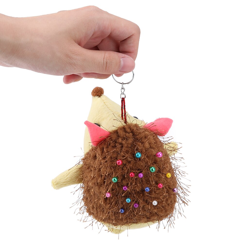 Porte-aiguille à coudre en forme de hérisson, joli support de broche de coussin, bricolage, outil d&#39;artisanat de couture, ensemble circulaire de rangement d&#39;aiguilles à tricoter