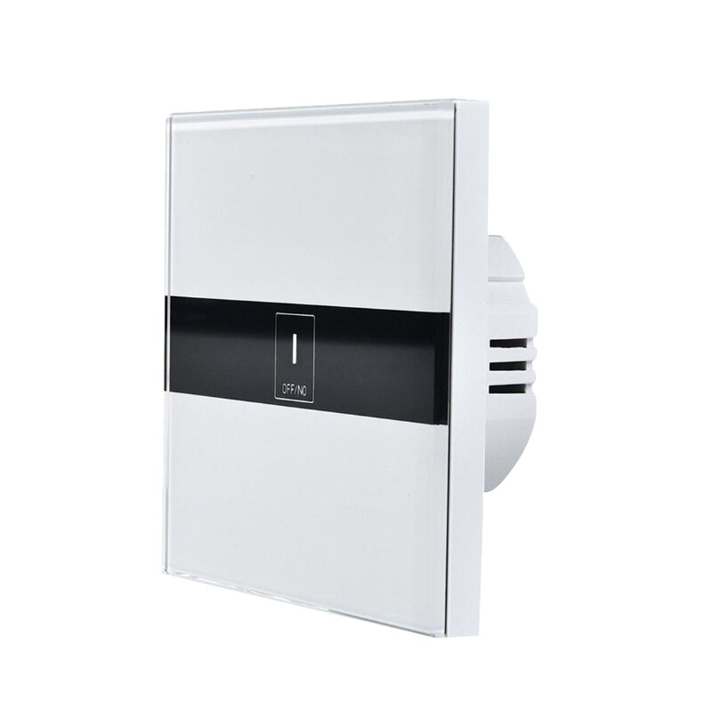 Smart Light Switch Home Automation Module Wifi Wireless Remote Control Wall Light Press Timer Switch 1 Gang With Glass Panel E: Default Title