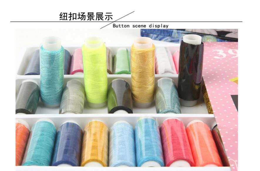 39Spools/Lot10 Multi Color Sewing Thread Polyester Thread Set Strong And Durable Sewing Threads For Hand Machines