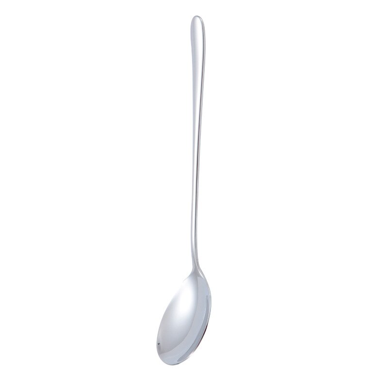 Cuillère coréenne en acier inoxydable plaqué titane, cuillère à Long manche en or, pour la maison, le Restaurant, l&#39;hôtel, mélangeur de table: 2