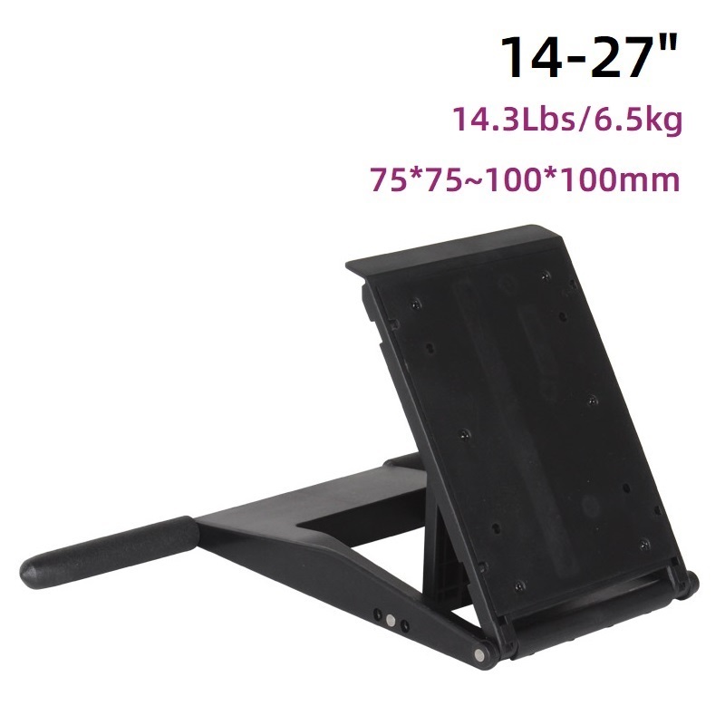 HILLPORT Desktop Monitor Arm Stand 14-27 &quot;LCD LED Computer Display Touch Screen Stand Mounting Support Metal PC Holder DZV3: DZV3 B