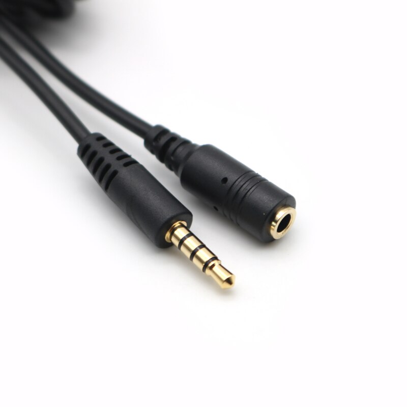 3.5mm 3 Pole TRS Female to 4 Pole TRRS Male Microphone Adapter Cable For Smart Phone UC9982