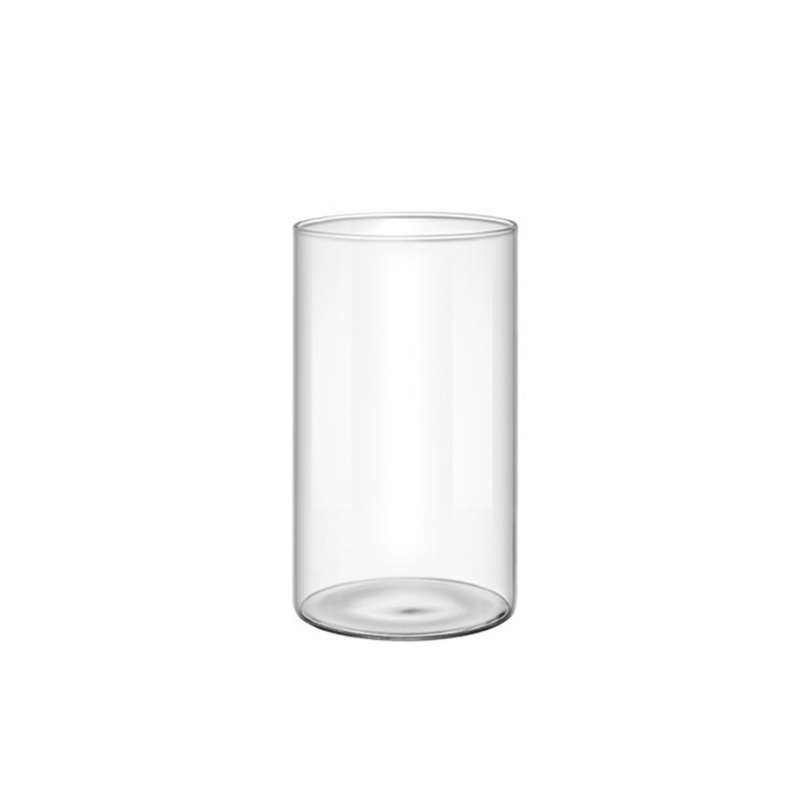 Vaso vidro contemporâneo com cilindros vidro decorativos para flores e velas