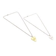 Heren dames gitaar plectrum ketting met verstelbare ketting roestvrij staal muziek