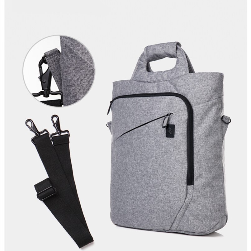 CAI Messenger Bag - 38x35x11cm - Laptop Shoulder Bag - Business Casual Tote - Unisex Oxford Fabric
