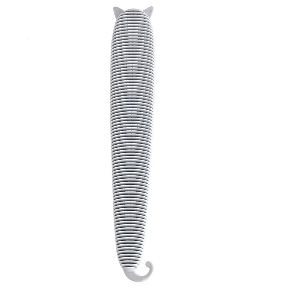Peigne de Massage en Simulation de langue de chat, accessoire de pour animaux de compagnie, Portable, outil quotidien de nettoyage des poils, soins, accessoires pour chats: Gray ears
