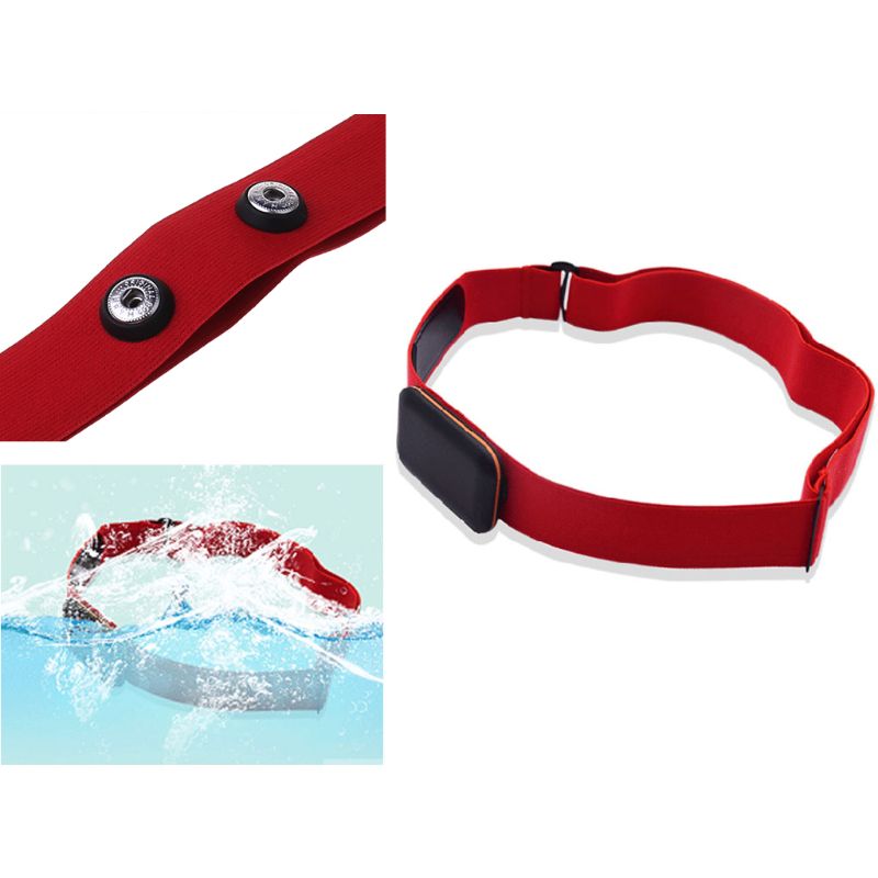 Adjustable Heart Rate Monitor Waterproof Bluetooth Control Soft Chest Strap Part