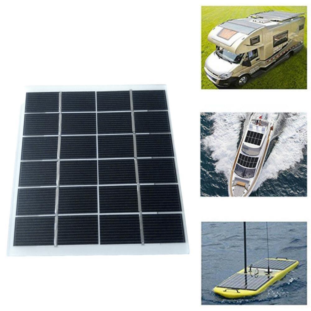 Mini Panel Solar monocristalino para acampada al aire libre, herramienta de generación de energía, 2w, 6v, bricolaje
