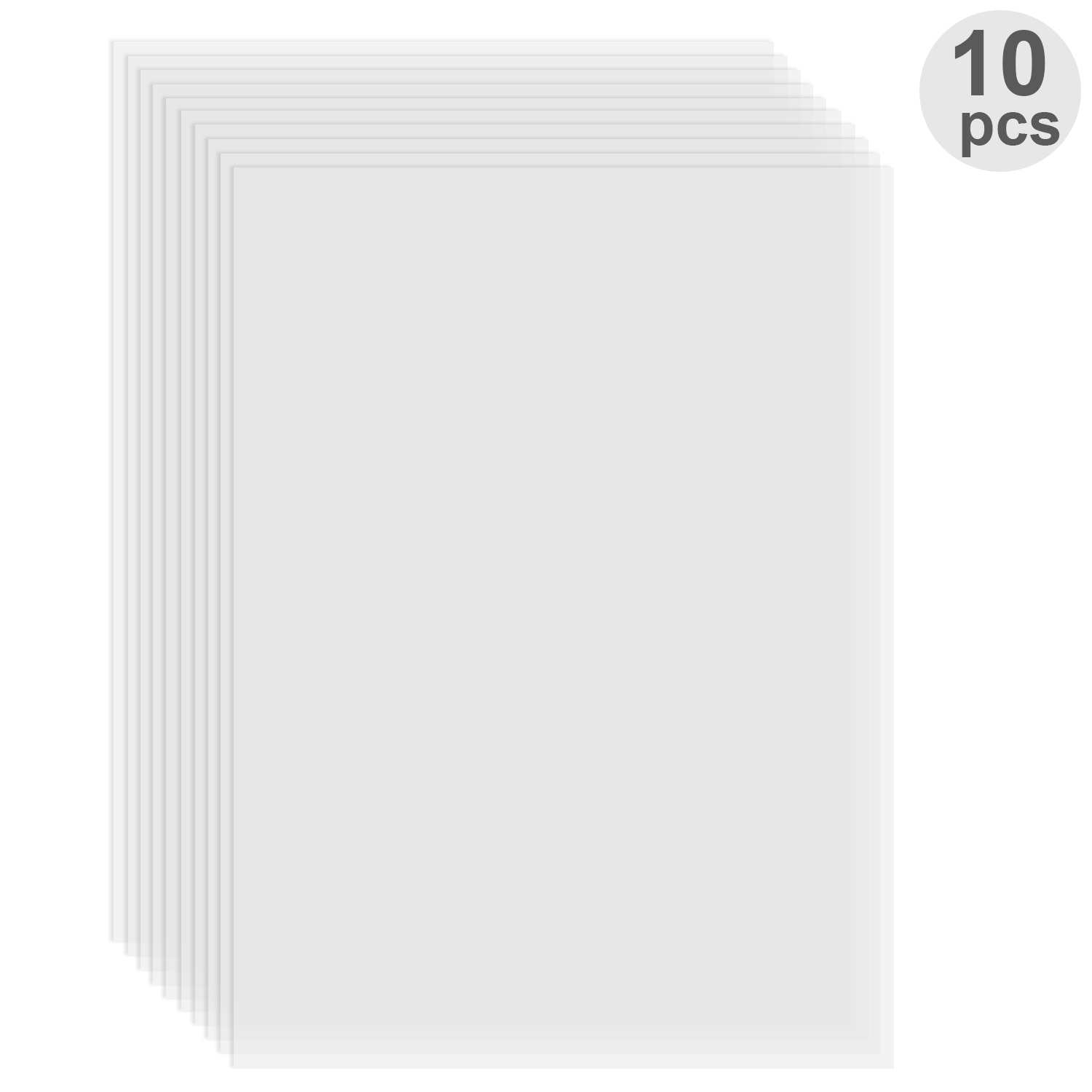 Fep film transparent frigivelsesfilmark 280*200m tykkelse 0.1mm høj transmissionsstyrke til foton uv harpiks 3d printer: 10 stk