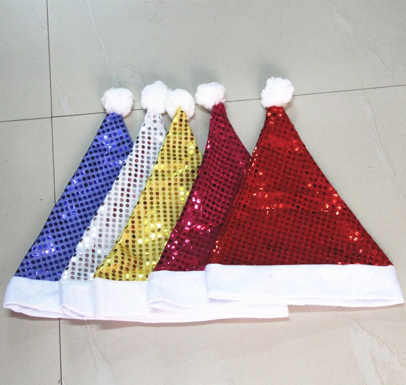 Vinter flannel julehatte fest kasket dreng og piger rød søde dejlige kasketter år glædelig jul dekoration: B