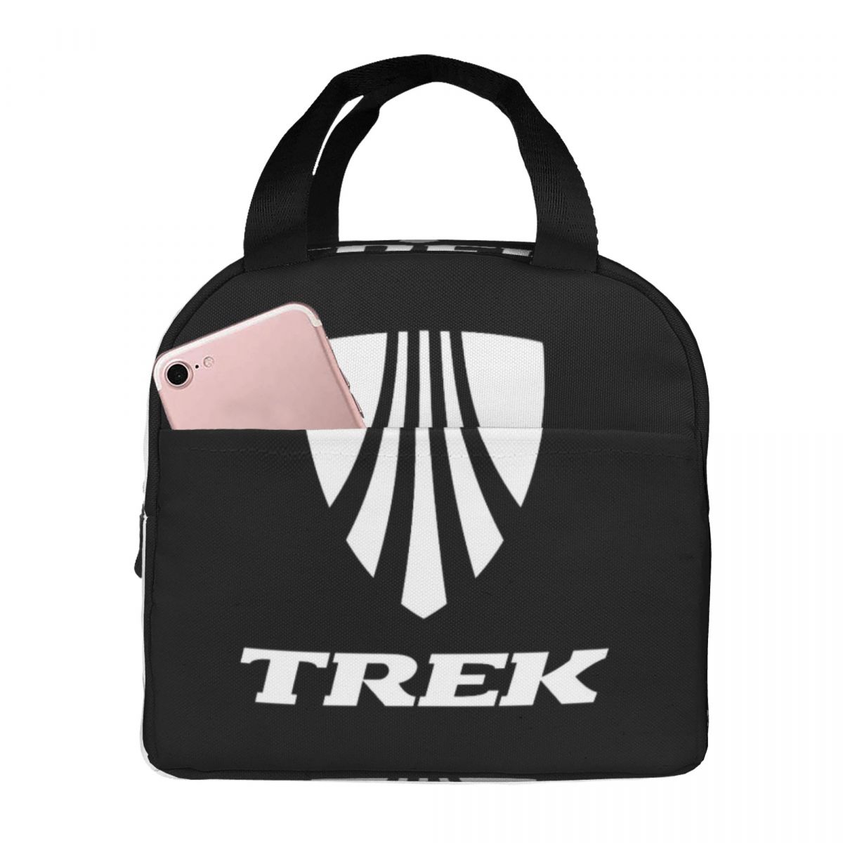 Trek Bike Logo Lunch Bags Insulated Bento Box Lunch Tote Leakproof Picnic Bags Cooler Thermal Bag for Woman Student Travel: Clear
